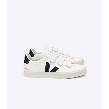 Veja RECIFE CHROMEFREE Sneakers Dames White/Black | BE 622GSO